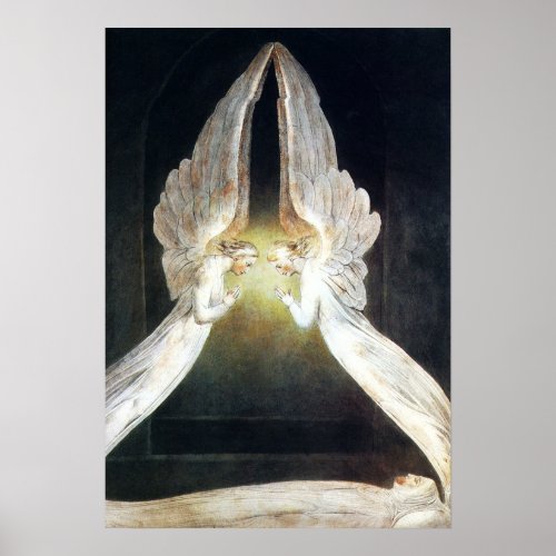 William Blake Christ in the Sepulchre Poster