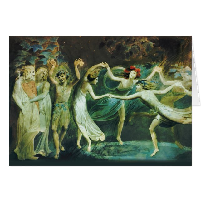 William Blake Fairies dancing CC0765 Cards (Front Horizontal)