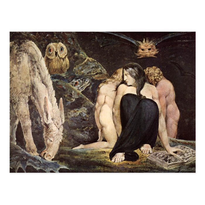 William Blake Hecate Postcard