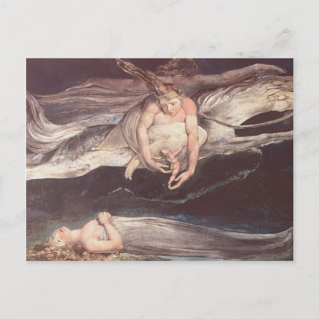 William Blake-Illustration to Dante's DivineComedy Postcard (Front)