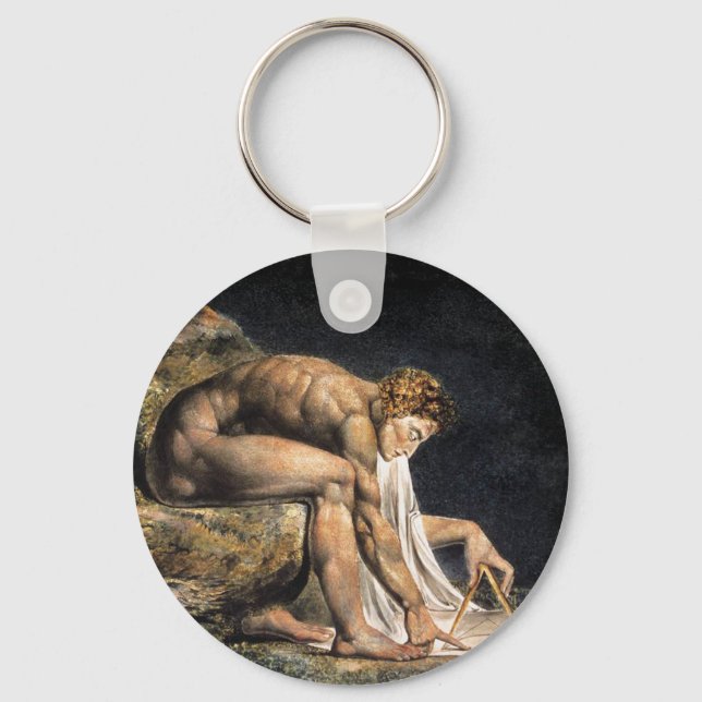 William Blake Isaac Newton Key Chain (Front)