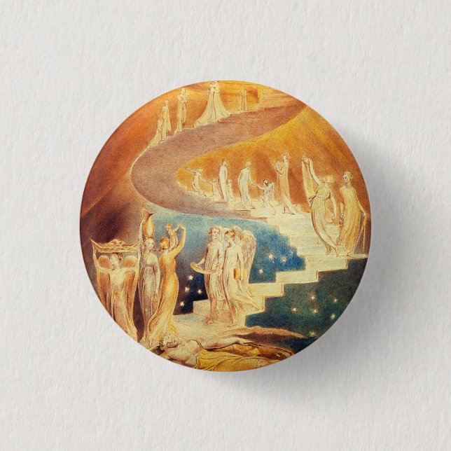 William Blake Jacob’s Ladder Button (Front)