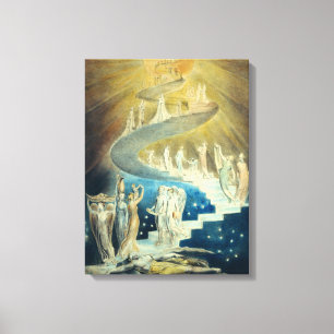 William Blake Jacob's Ladder Canvas Print