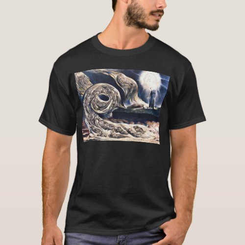 William Blake Lovers Whirlwind illustrates Hell T_Shirt