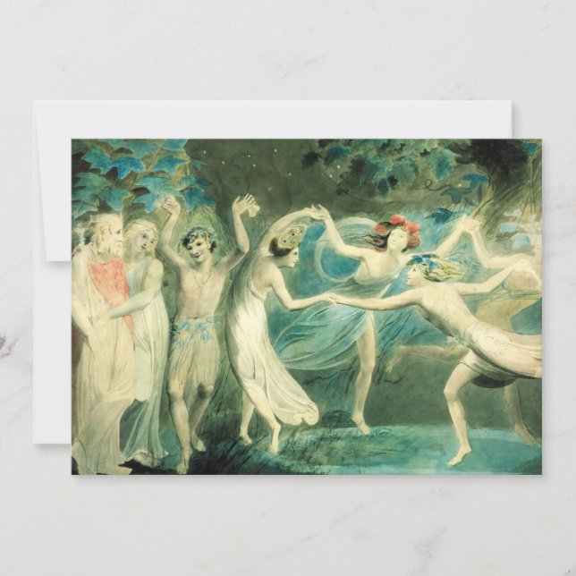 William Blake Midsummer Night’s Dream Invitations (Front)