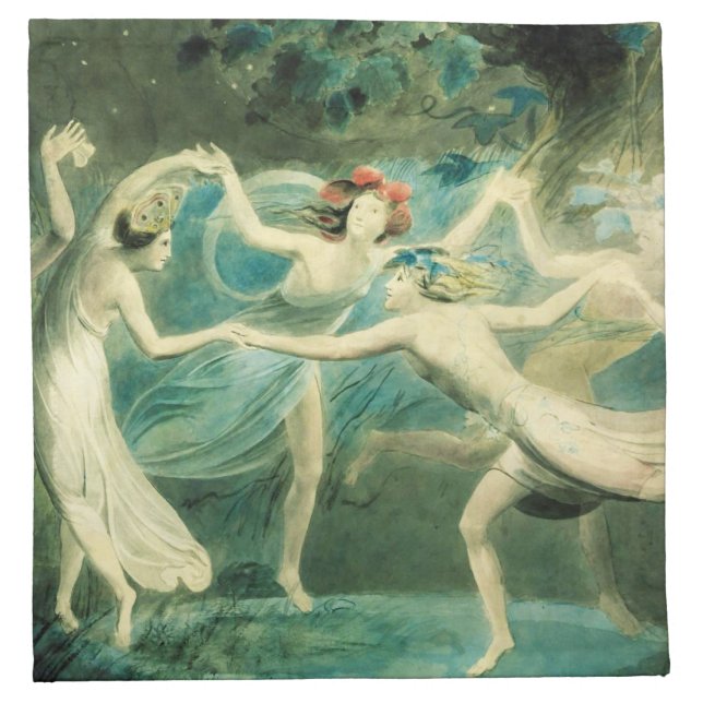 William Blake Midsummer Night’s Dream Napkins (Front)