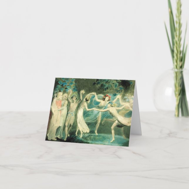 William Blake Midsummer Night’s Dream Note Card (Front)