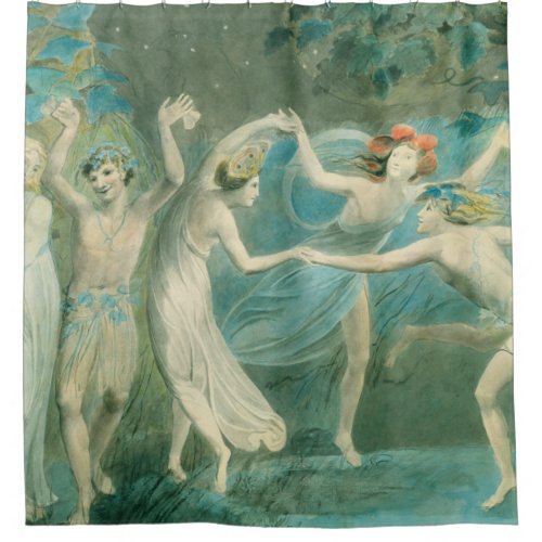William Blake Midsummer Nights Dream Shower Curtain