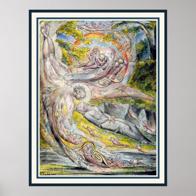 William Blake: Milton's Mysterious Dream Poster (Front)