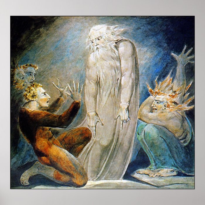 William Blake Poster Print Witch of Endor