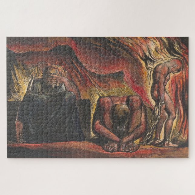 William Blake Skofeld wearing mind forged manacles Jigsaw Puzzle (Horizontal)