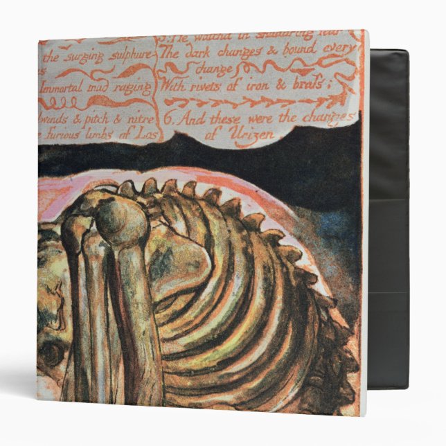 William Blake | The creation of Urizen in material Binder (Front/Inside)
