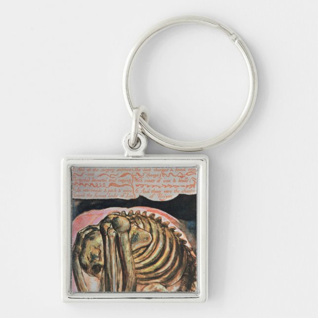 William Blake | The creation of Urizen in material Keychain (Front)