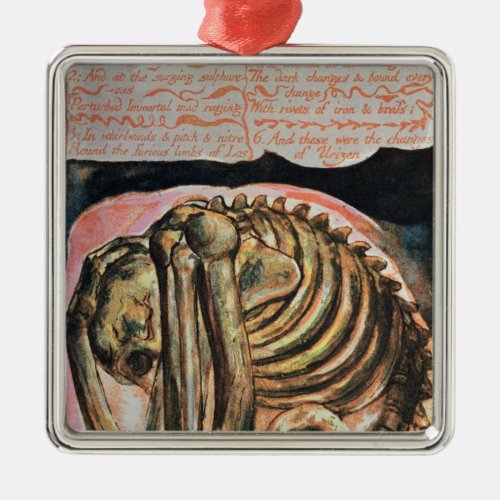 William Blake  The creation of Urizen in material Metal Ornament