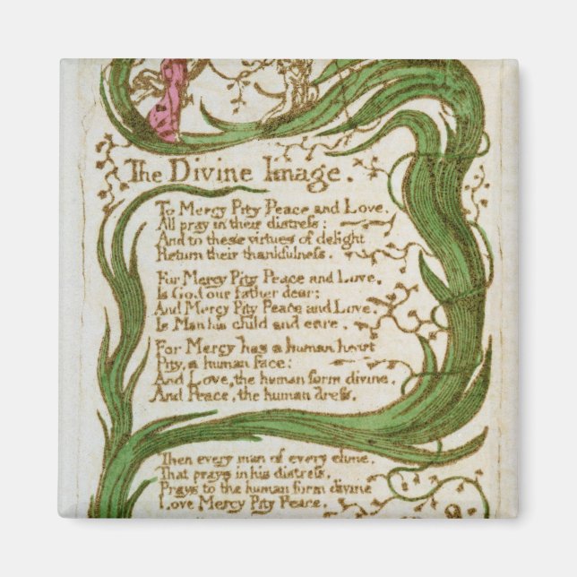 William Blake | The Divine Image, from Songs of In Magnet (Front)