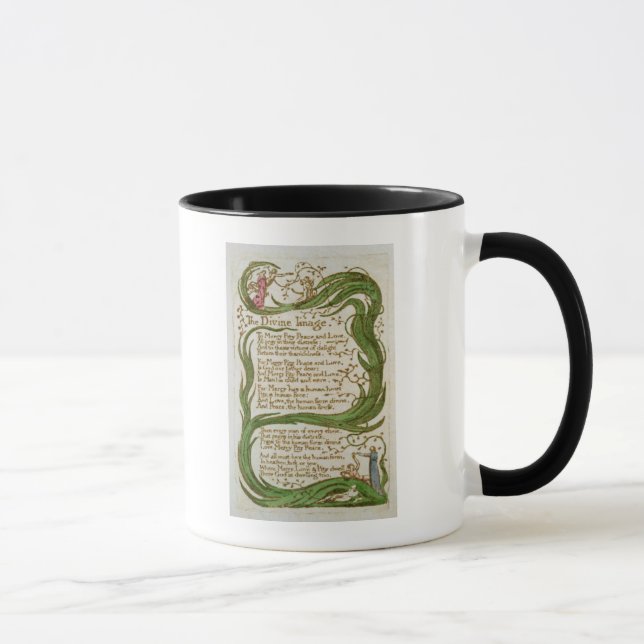 William Blake | The Divine Image, from Songs of In Mug (Right)