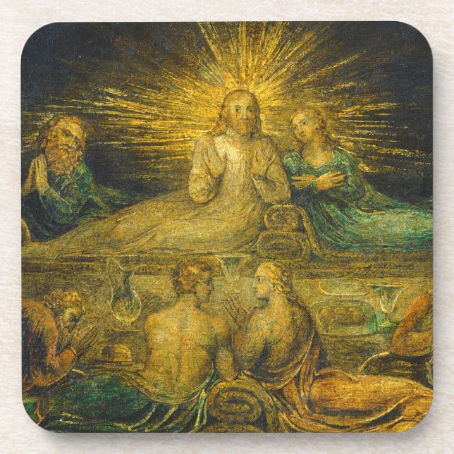 William Blake | The Last Supper, 1799 (tempera on  Drink Coaster (Front)