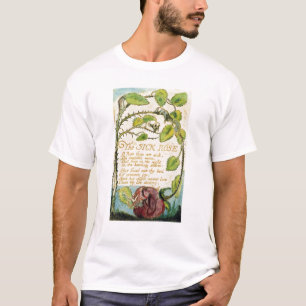 William Blake   The Sick Rose, from Songs of Innoc T-Shirt