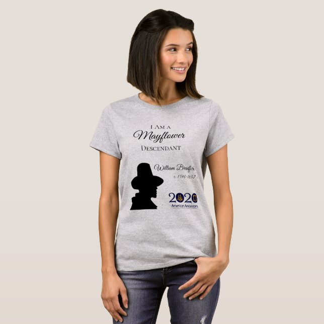 William Bradford Mayflower Women's T-shirt (Front Full)