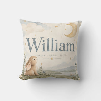 William Bunny Moon Nursery Pillow