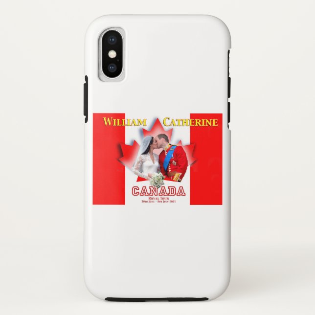 William & Catherine Canada Royal Tour Commemoratio Case-Mate iPhone Case (Back)