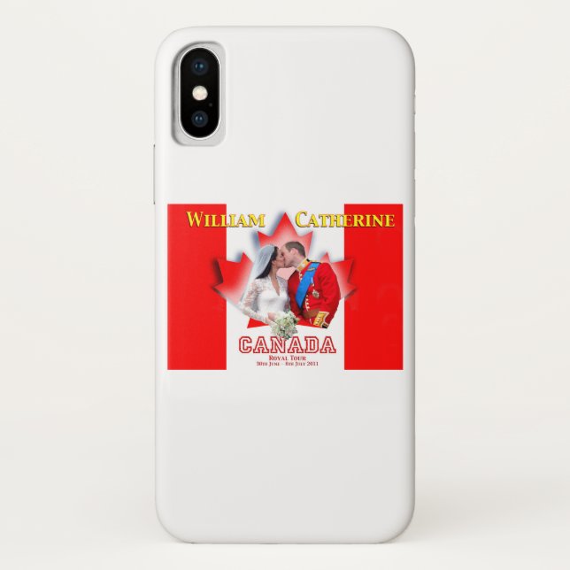 William & Catherine Canada Royal Tour Commemoratio Case-Mate iPhone Case (Back)