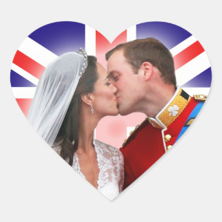 William & Catherine Royal Wedding Kiss Stickers