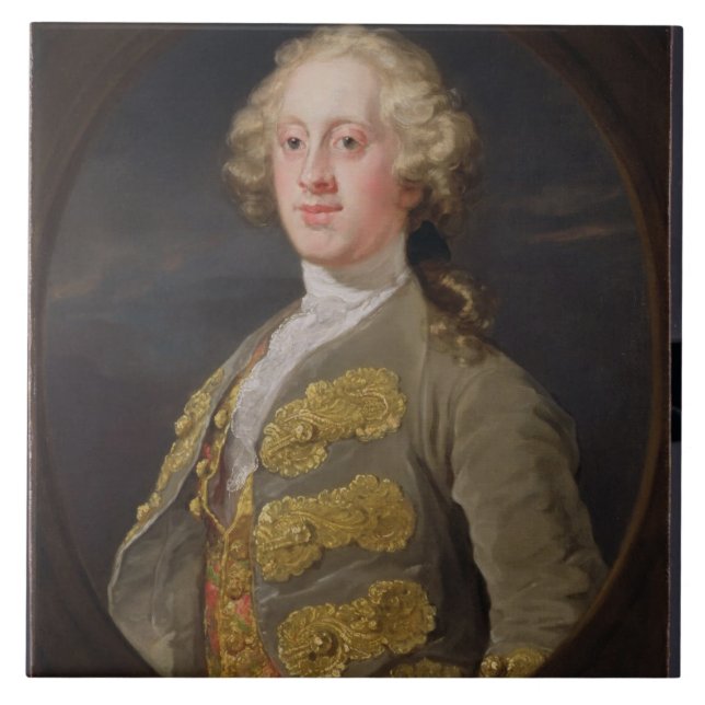 William Cavendish, Marquess of Hartington, Later 4 Tile (Front)