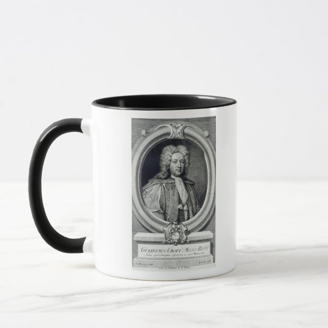 William Croft, engraved by George Vertue Mug (Left)