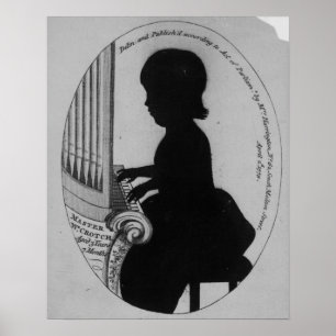 William Crotch Playing the Organ Poster