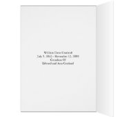 William Dana Crosland Cards (Inside (Left))