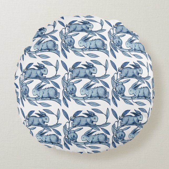 William De Morgan Rabbits Cushions (Front)