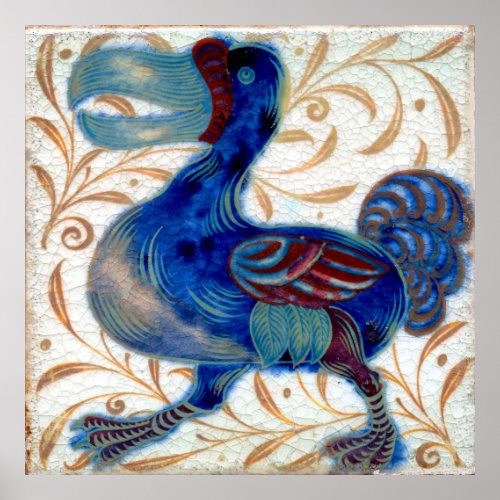 William De Morgan The Dodo Poster