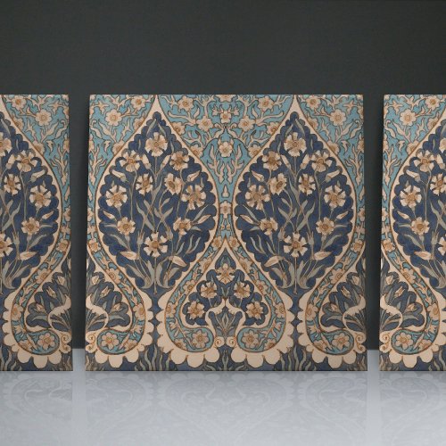 William De Morgan Unreleased Floral Timeless Ceramic Tile