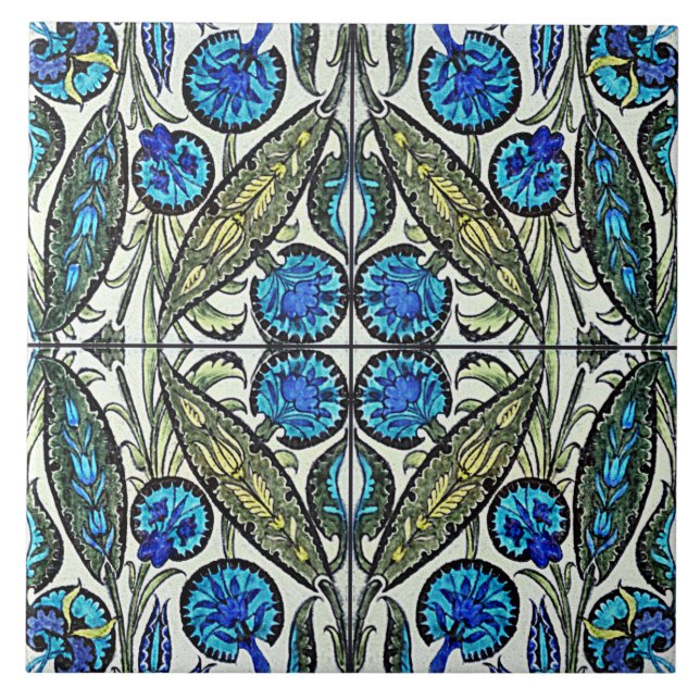 William De Morgan Victorian Ceramics Ceramic Tile (Front)