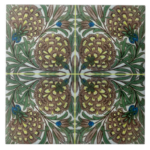 William De Morgan Victorian Ceramics Ceramic Tile