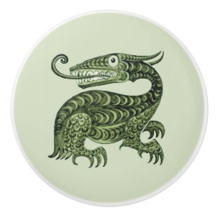 William De Morgan's Jabberwock Ceramic Knob