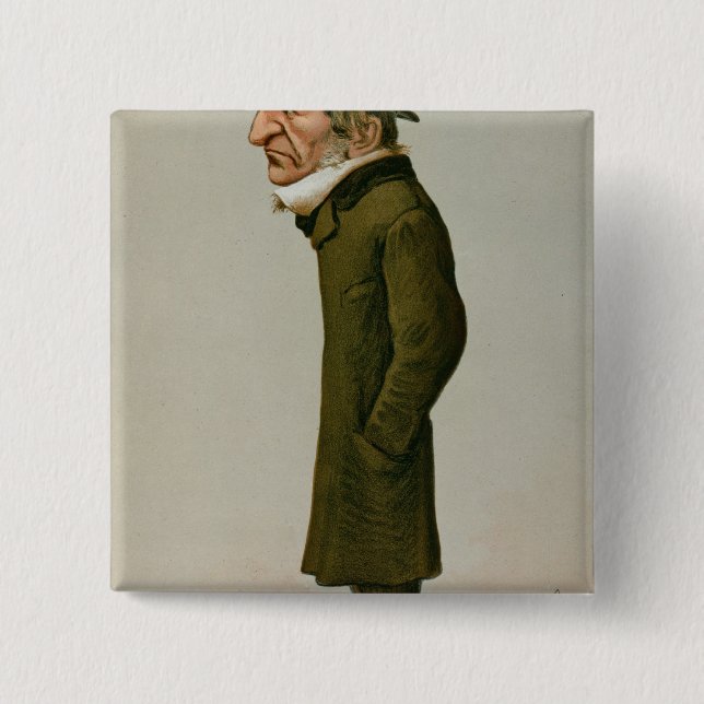 William Ewart Gladstone Button (Front)