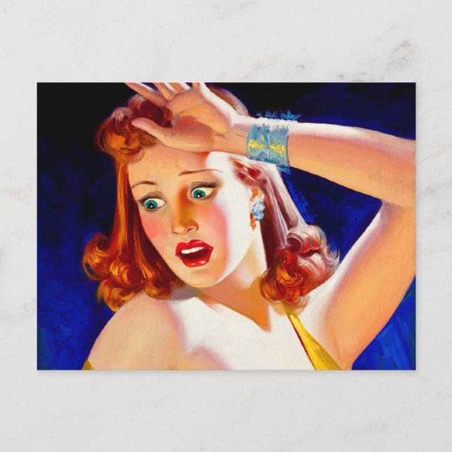 William Fulton Soare: Menace Pulp Cover Postcard (Front)