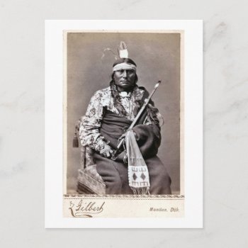 William Gilbert Gaul Native American Indian Postcard by scenesfromthepast at Zazzle