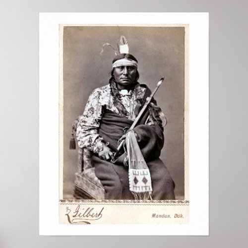 William Gilbert Gaul Native American Indian  Poster