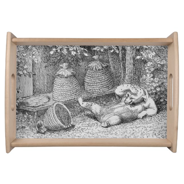 William H. Beard - Bear Stung by Bees Serving Tray (Front)