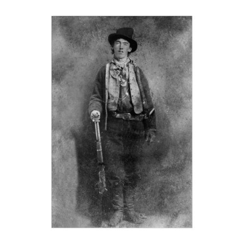 William H Bonney Billy Kid Old West Outlaw Acrylic Print