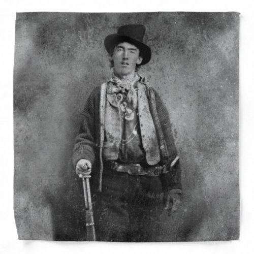 William H Bonney Billy Kid Old West Outlaw Banda Bandana