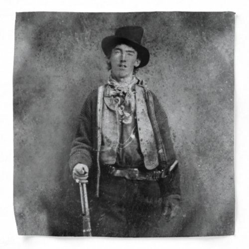 William H Bonney Billy Kid Old West Outlaw Bandana