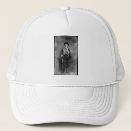 William H Bonney Billy Kid Old West Outlaw Trucker Hat