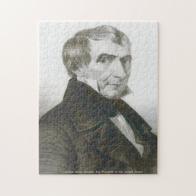 William Harrison 9th President of America. Jigsaw Puzzle (Vertical)