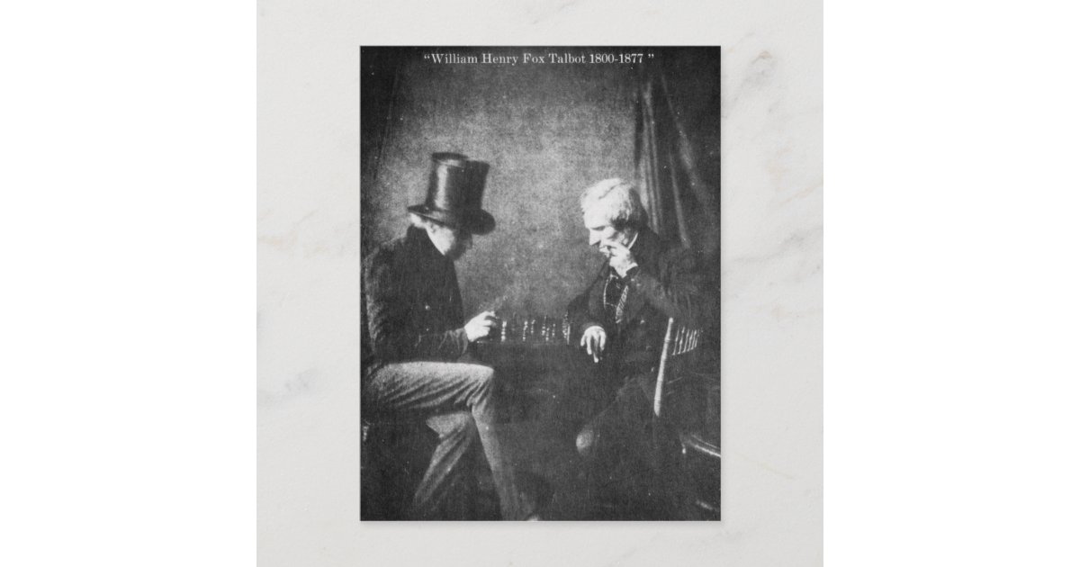 William Henry Fox Talbot Postcard | Zazzle