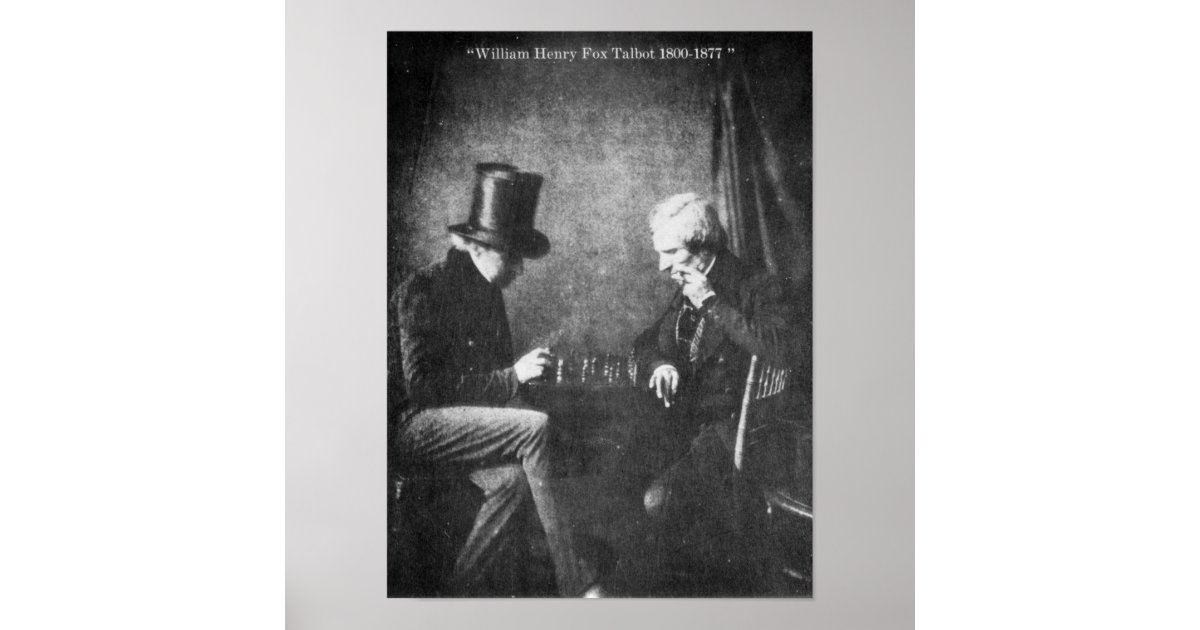 William Henry Fox Talbot Poster | Zazzle