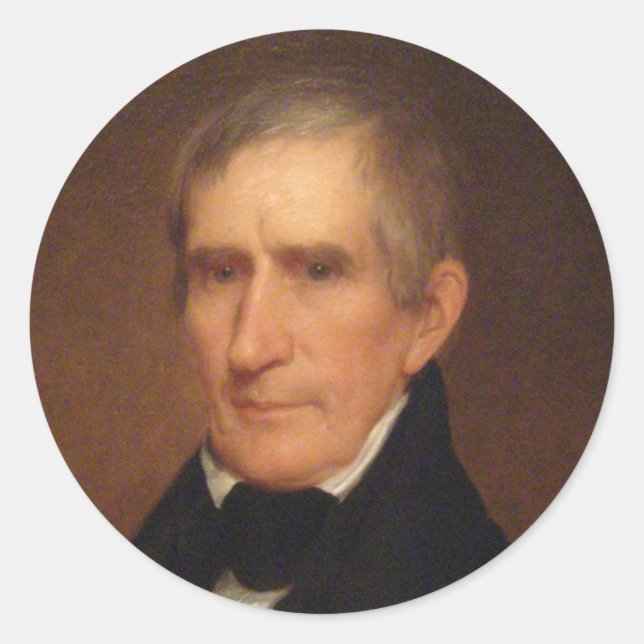 William Henry Harrison 9 Classic Round Sticker (Front)